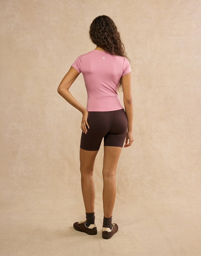 Day Kind Tee in Pink Velvet