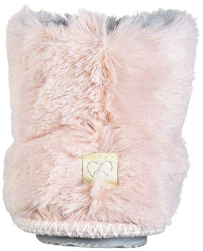 Dearfoams Women's Pile Bootie Slipper, Pink, Medium Standard US Width US - foxberryparkproducts