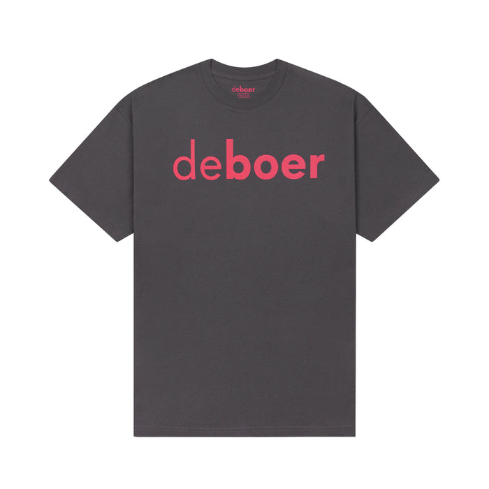 deboer faster tee charcoal - deboer swim