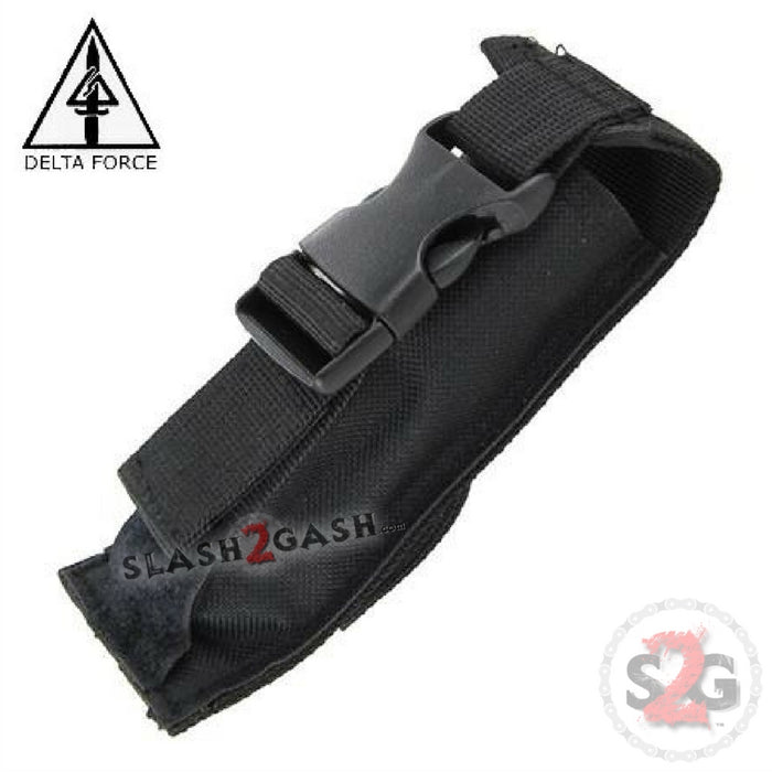 Delta Force Reaper Grey Skull D/A OTF Automatic Knife 440c Double Edge Plain Silver