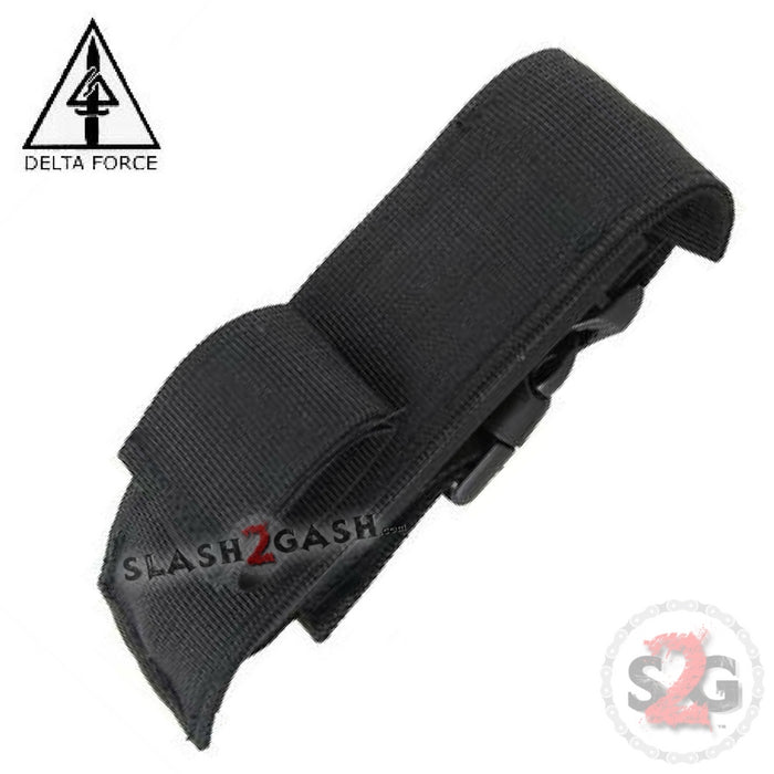 Delta Force Reaper Grey Skull D/A OTF Automatic Knife 440c Double Edge Plain Silver