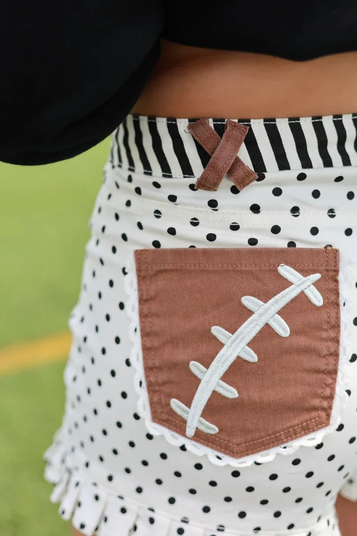 Denim Game Day Shorts