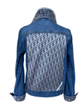 Designer Scarf Denim Jacket