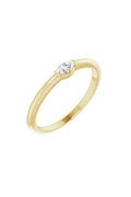 Diamond Marquise Ring - 14k Yellow Gold