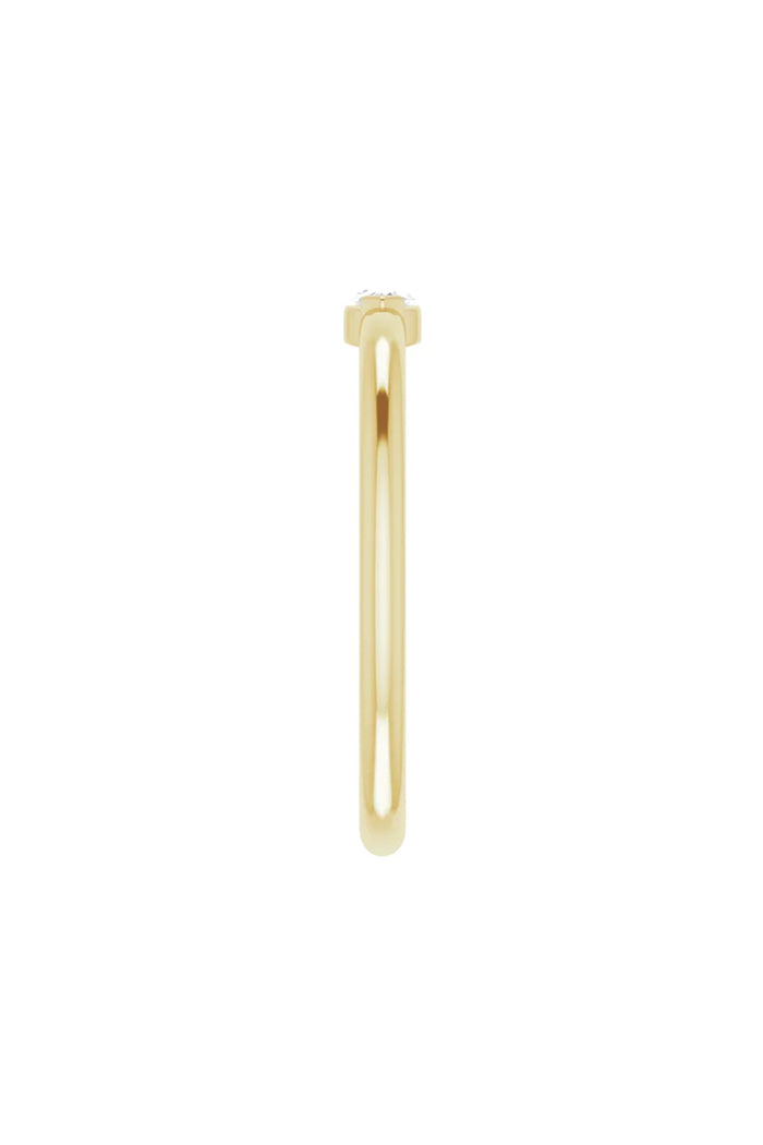 Diamond Marquise Ring - 14k Yellow Gold