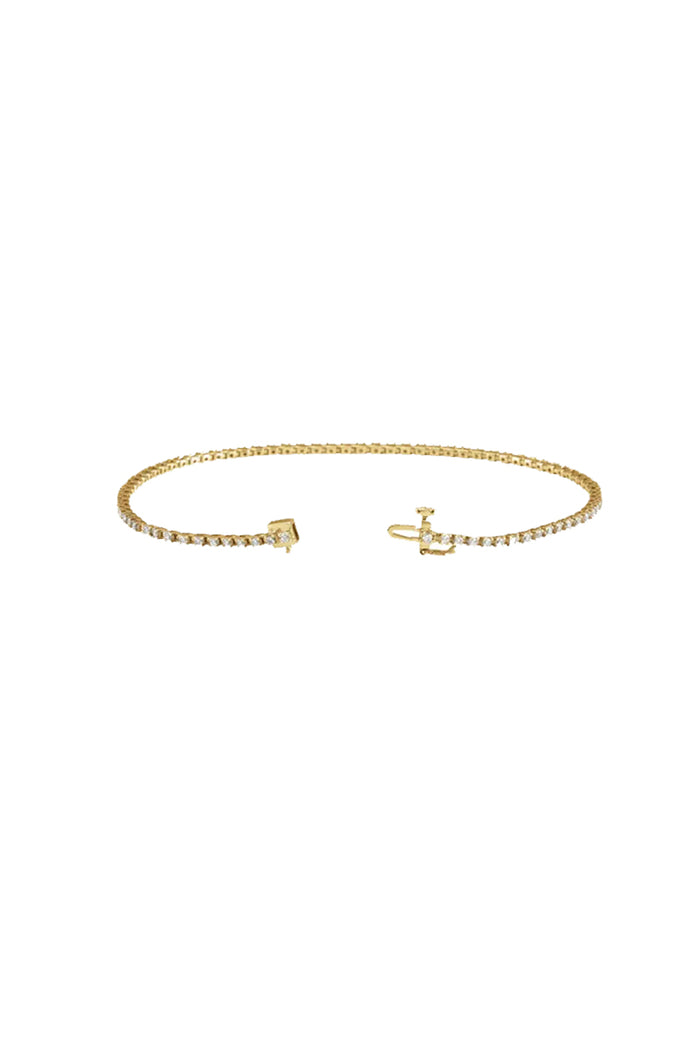 Diamond Tennis Bracelet - 1 CTW Yellow Gold