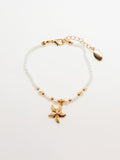 Dinorah Starfish Bracelet in White