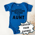 Distressed My Favorite Agriculture Teacher - Choose YOUR NAME – Infant/Toddler/Youth