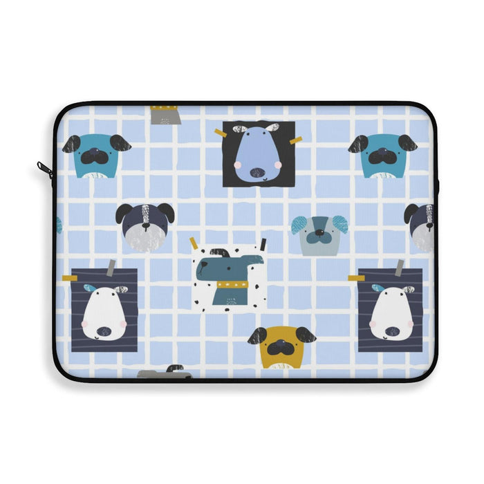 Boys Laptop Sleeve Doggy, Tablet iPad Cover, Laptop Bag, Kids IT Accessories