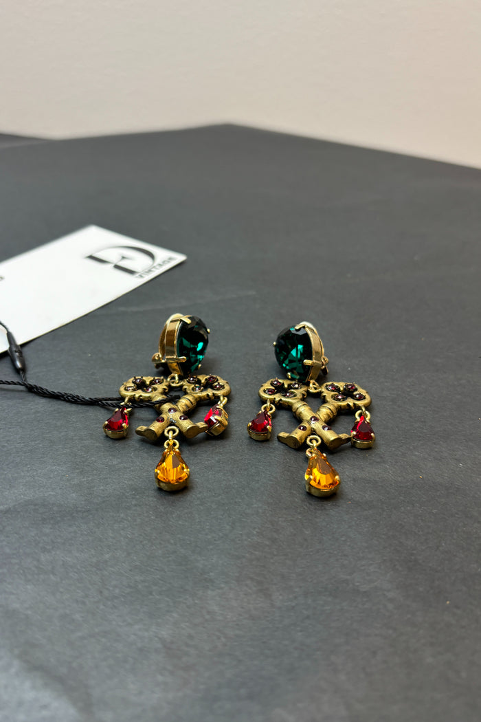 Dolce and Gabbana Key Clip On Earrings image 1