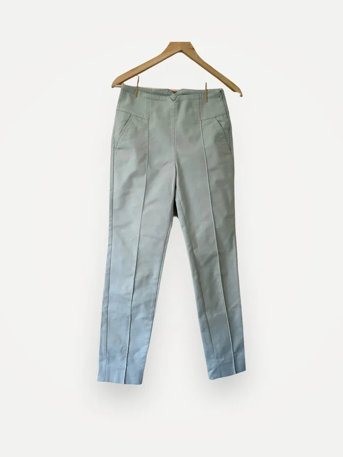 Dorothee Schumacher Bold Silhouette Blue High Waist-byxor