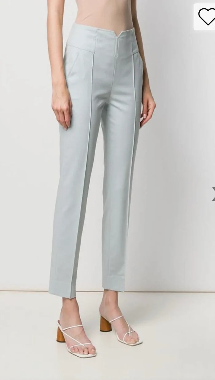 Dorothee Schumacher Bold Silhouette Blue High Waist-byxor