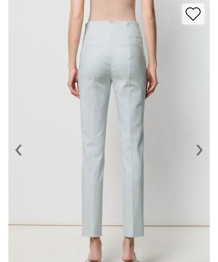 Dorothee Schumacher Bold Silhouette Blue High Waist-byxor