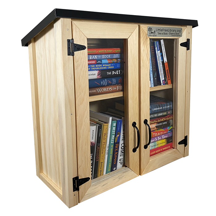 Double Door Shed Unfinished Little Free Library