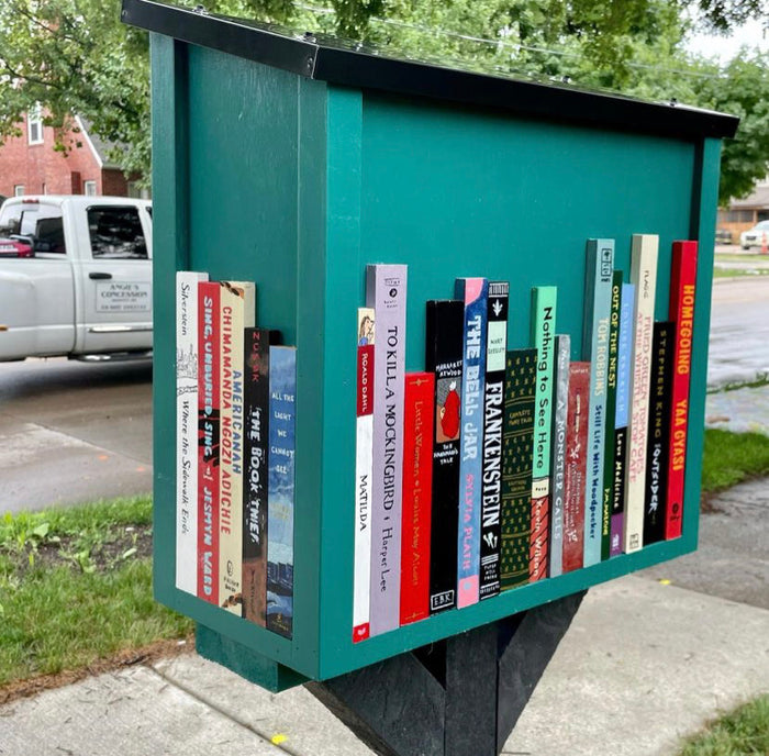 Double Door Shed Unfinished Little Free Library