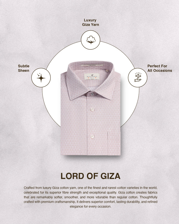 Dusty Pink Jacquard Shirt - Rile