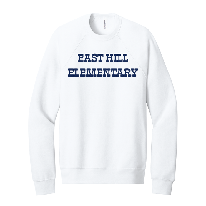 East Hill Elementary Block Letter Crewneck Sweatshirt