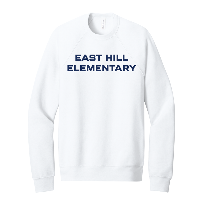 East Hill Elementary Clean Block Crewneck Sweatshirt