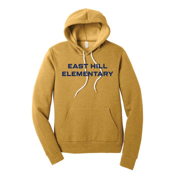 East Hill Elementary Clean Block Hoodie