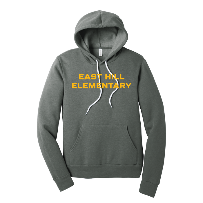 East Hill Elementary Clean Block Hoodie