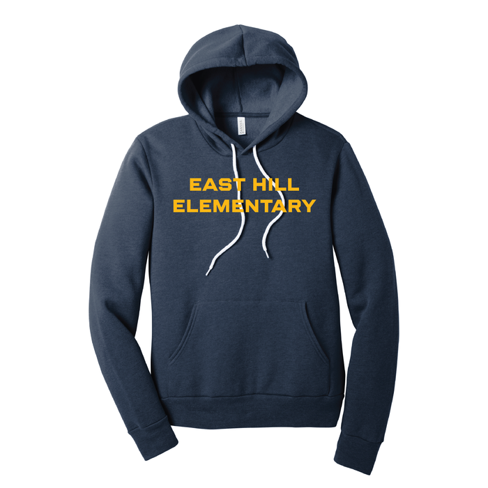East Hill Elementary Clean Block Hoodie
