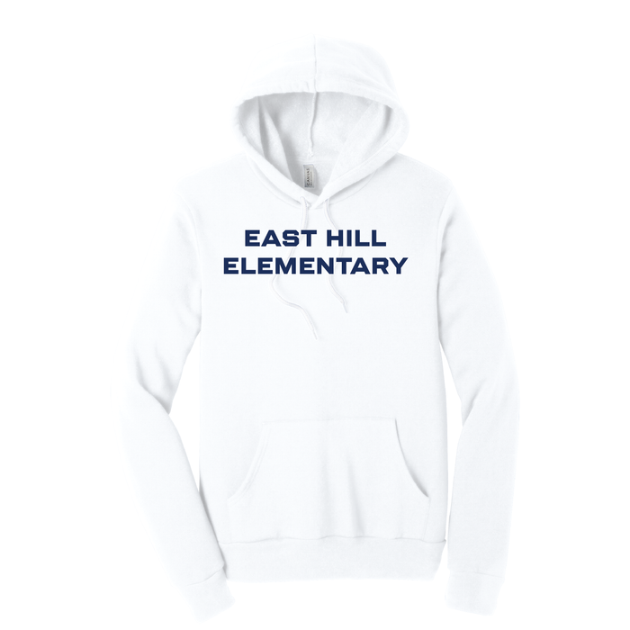 East Hill Elementary Clean Block Hoodie