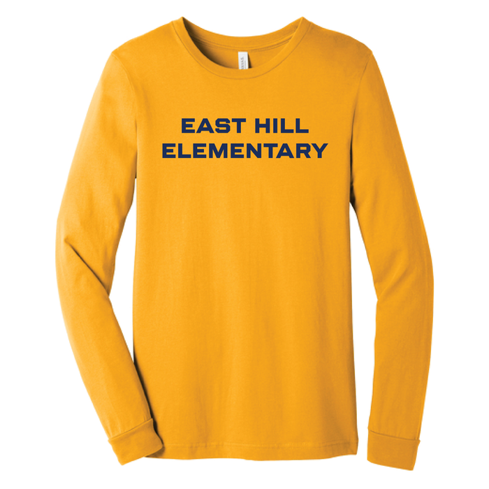 East Hill Elementary Clean Block Long Sleeve T-Shirt