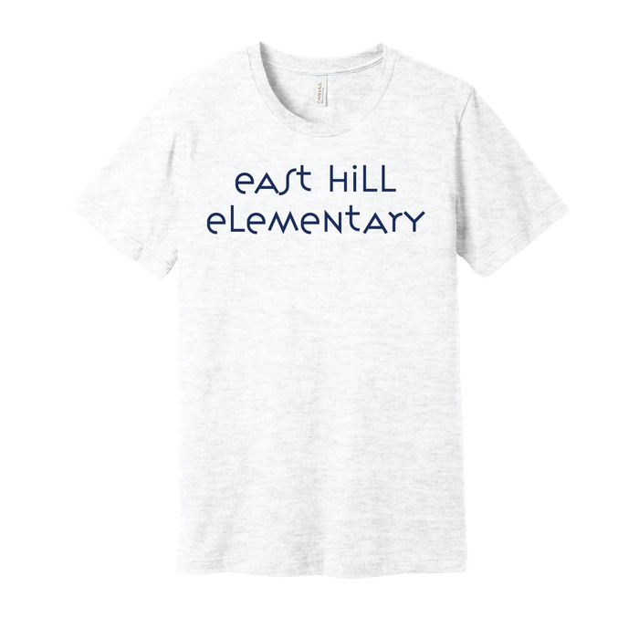 East Hill Elementary Modern Font T-Shirt