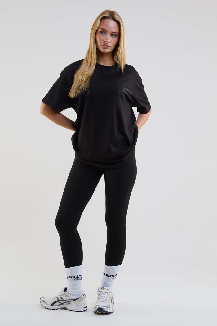 Echo High-Waisted Leggings - Black