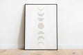 Wall Art Mid Century Modern Moon, Modern Paintings | Pippa +June