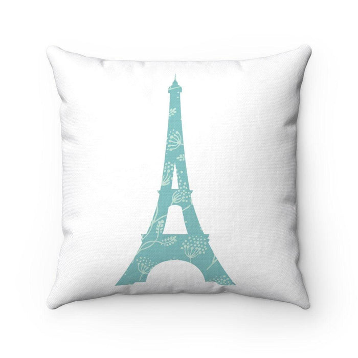 Girls Throw Pillow Eiffel Tower, Girls Bedding, Girls Nursery Decor and Accessories, Made in the USA | Pippa + June