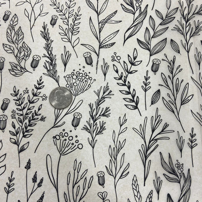 ELAN TRANSFERS UNDERGLAZE DECAL - BLACK BRANCHES