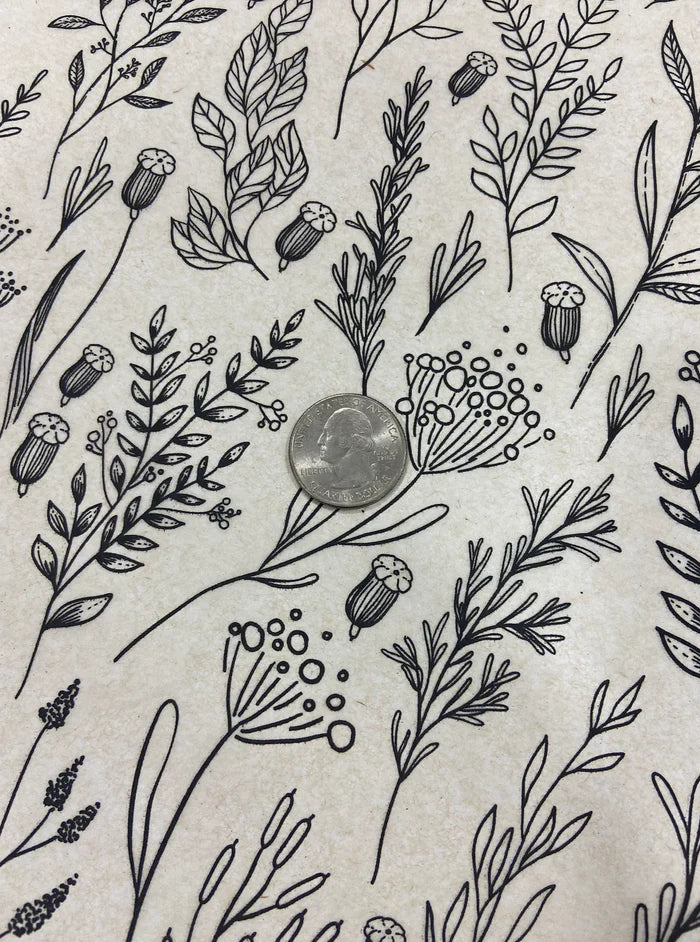 ELAN TRANSFERS UNDERGLAZE DECAL - BLACK BRANCHES