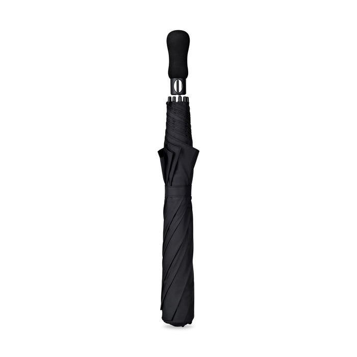 Elements 58" Recycled rPET Auto Open Travel Folding Umbrella