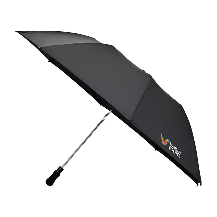 Elements 58" Recycled rPET Auto Open Travel Folding Umbrella