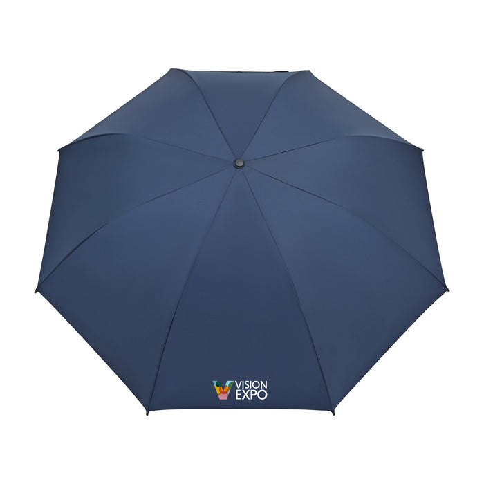 Elements 58" Recycled rPET Auto Open Travel Folding Umbrella