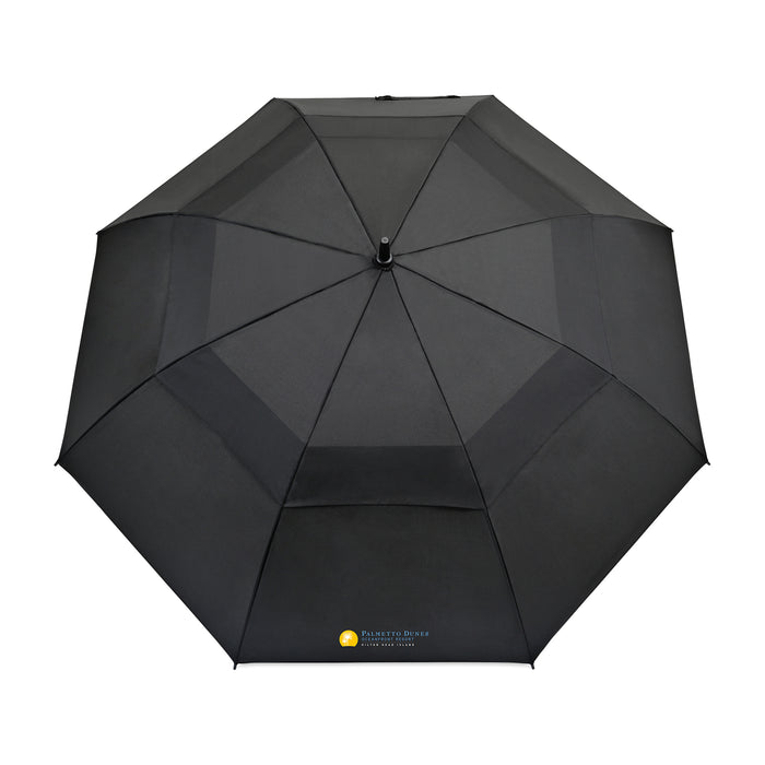 Elements 60" Recycled rPET Auto Open Dual Canopy Golf Umbrella