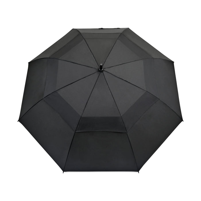 Elements 60" Recycled rPET Auto Open Dual Canopy Golf Umbrella