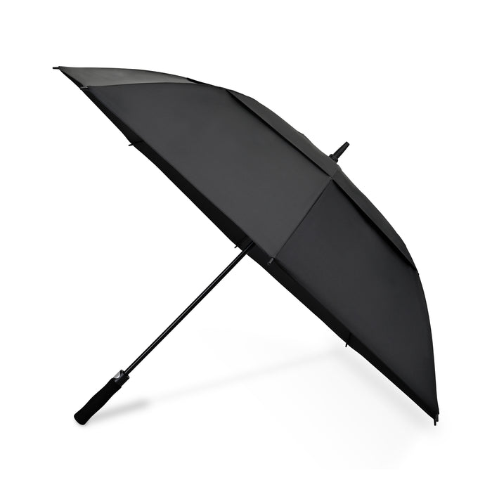 Elements 60" Recycled rPET Auto Open Dual Canopy Golf Umbrella