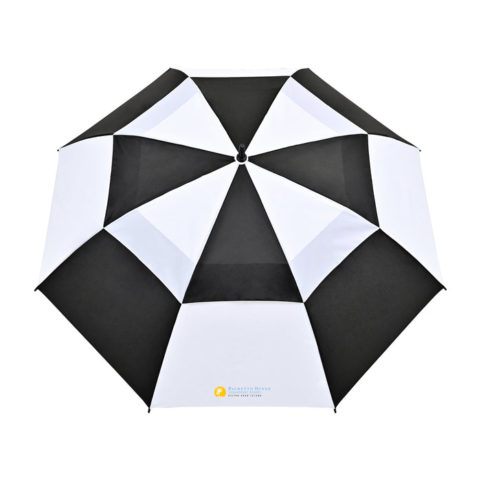 Elements 60" Recycled rPET Auto Open Dual Canopy Golf Umbrella