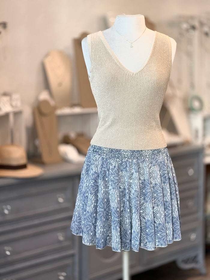 Ella Skirt in Blue