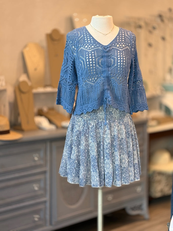 Ella Skirt in Blue