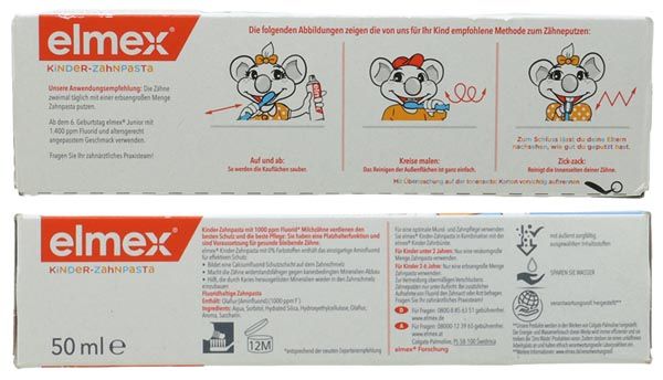 Elmex children's toothpaste, 1 x 50 ml - toothpaste for children