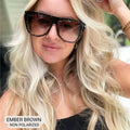 Ember - Woman's Oversized Square Sunglasses