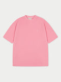 EMBLEM OVERSIZED T-SHIRT - PINK