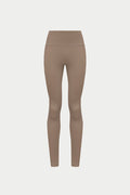 EMBLEM STRETCH SCULPTING LEGGINGS - COCOA
