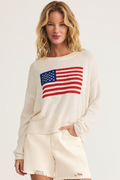Embroidered Patriot Sweater
