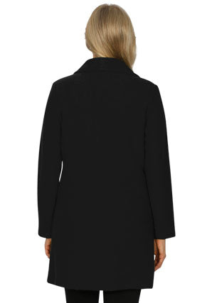 Emily Adams Boiled Wool Jacket (Black, Latte or Pine)