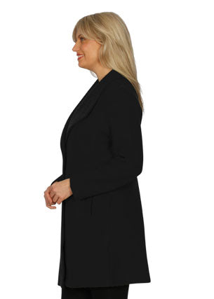 Emily Adams Boiled Wool Jacket (Black, Latte or Pine)