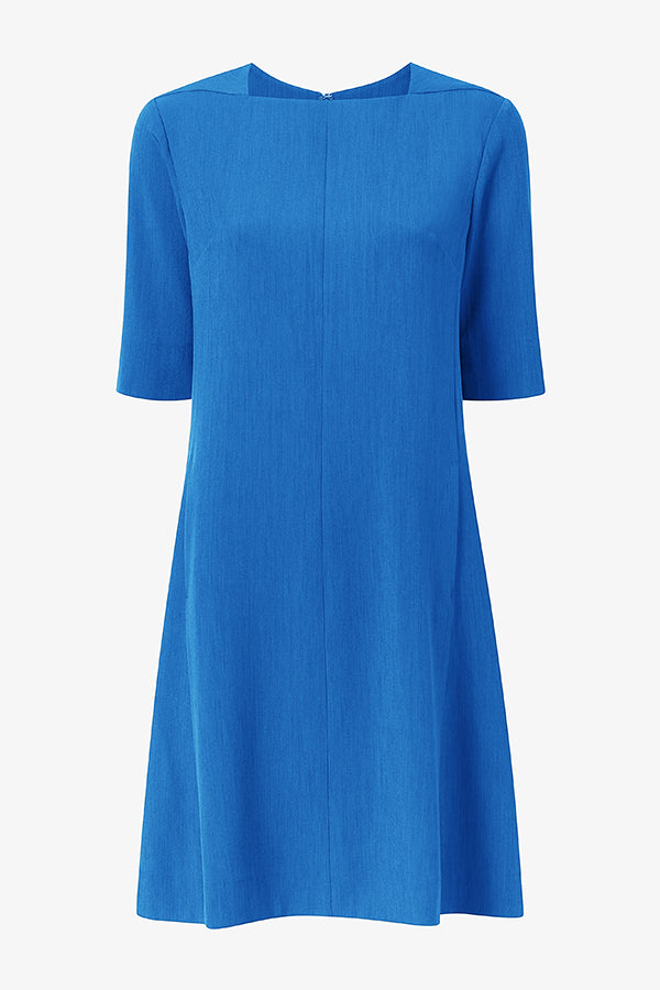 Packshot image of the emily dress in santorini | Exclude | Still